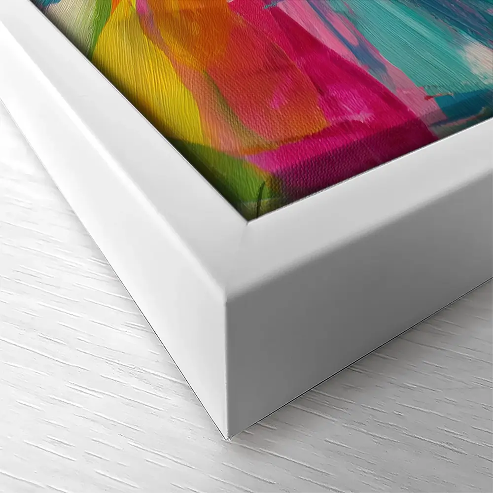 Ballerina In Colour Canvas Print Ballerina In Colour Canvas Print wall art product Chromatic Storm Studio
