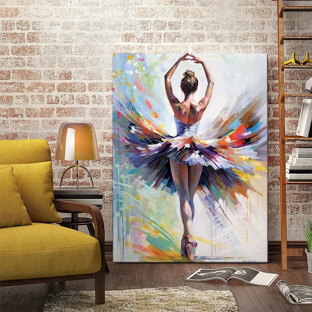 Ballerinas Prelude To Passion Canvas Print Ballerinas Prelude To Passion Canvas Print wall art product Leon Devenice