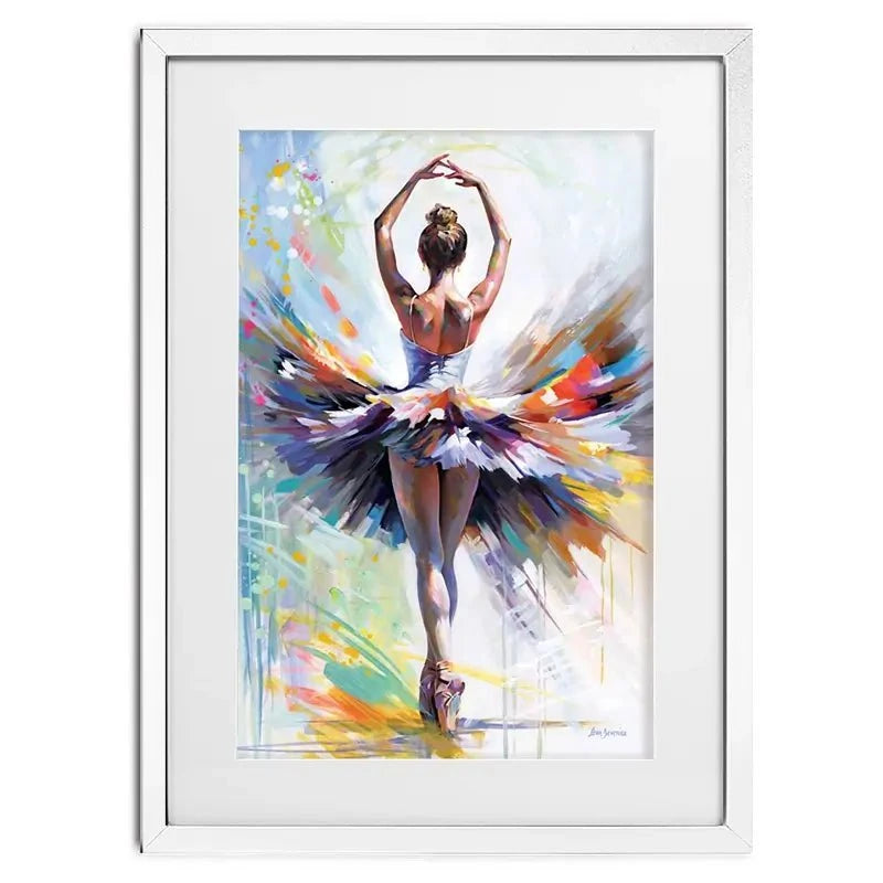 Ballerinas Prelude To Passion Framed Art Print Ballerinas Prelude To Passion Framed Art Print wall art product Leon Devenice