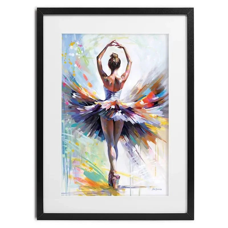 Ballerinas Prelude To Passion Framed Art Print Ballerinas Prelude To Passion Framed Art Print wall art product Leon Devenice