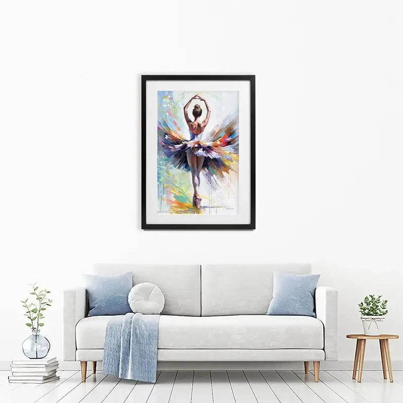 Ballerinas Prelude To Passion Framed Art Print Ballerinas Prelude To Passion Framed Art Print wall art product Leon Devenice