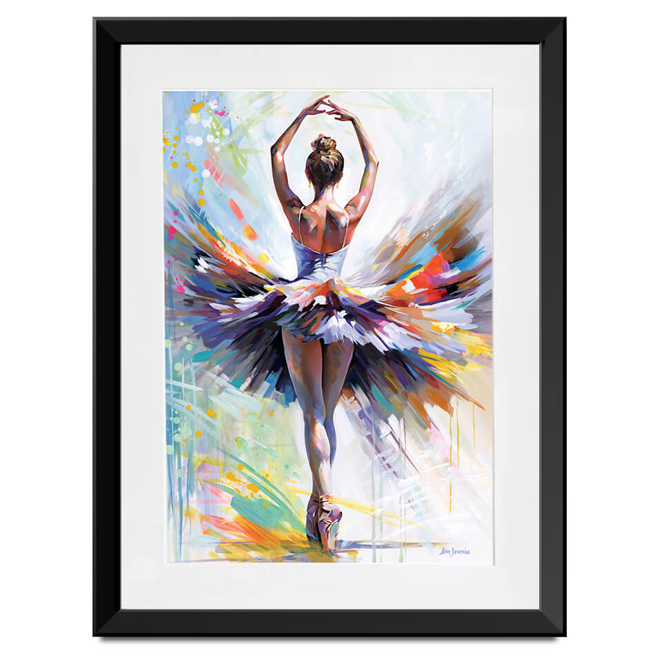 Ballerinas Prelude To Passion Framed Art Print Ballerinas Prelude To Passion Framed Art Print wall art product Leon Devenice