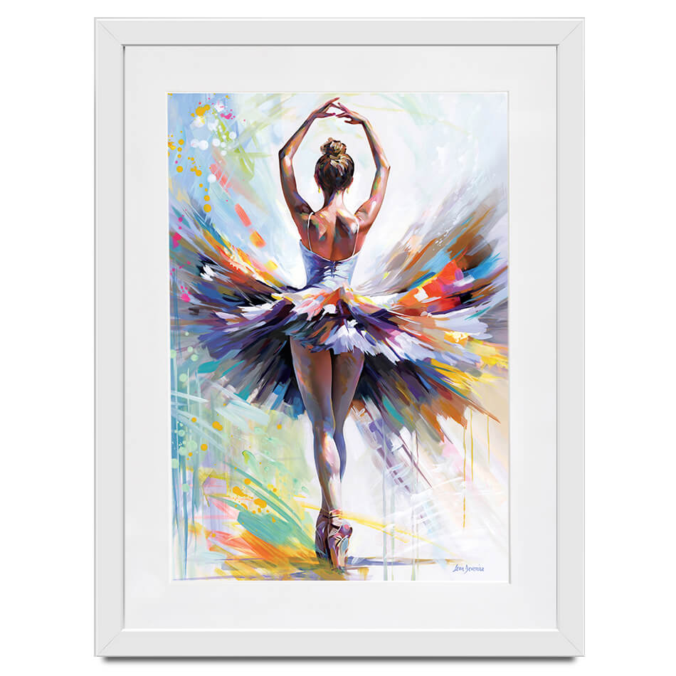 Ballerinas Prelude To Passion Framed Art Print Ballerinas Prelude To Passion Framed Art Print wall art product Leon Devenice