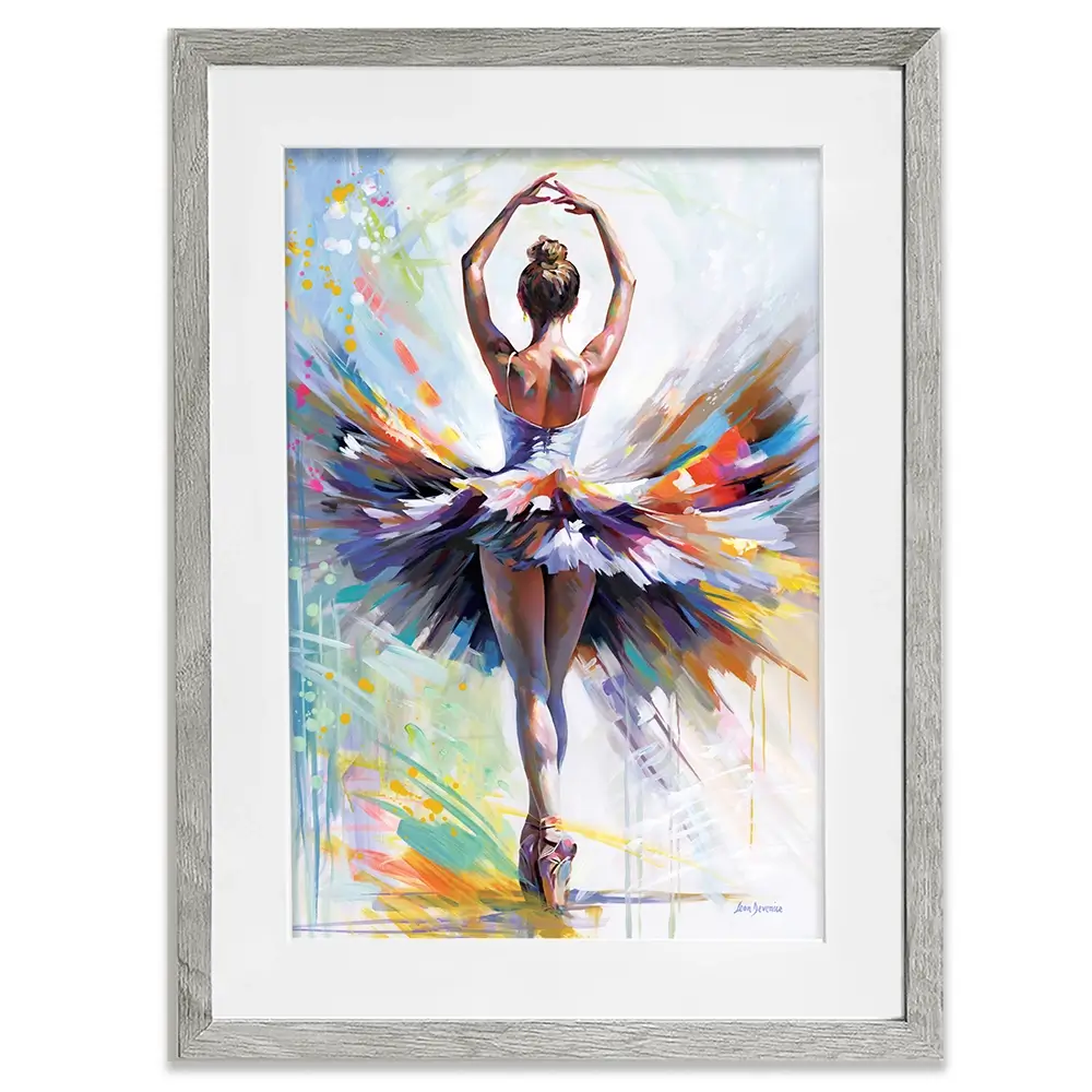 Ballerinas Prelude To Passion Framed Art Print Ballerinas Prelude To Passion Framed Art Print wall art product Leon Devenice