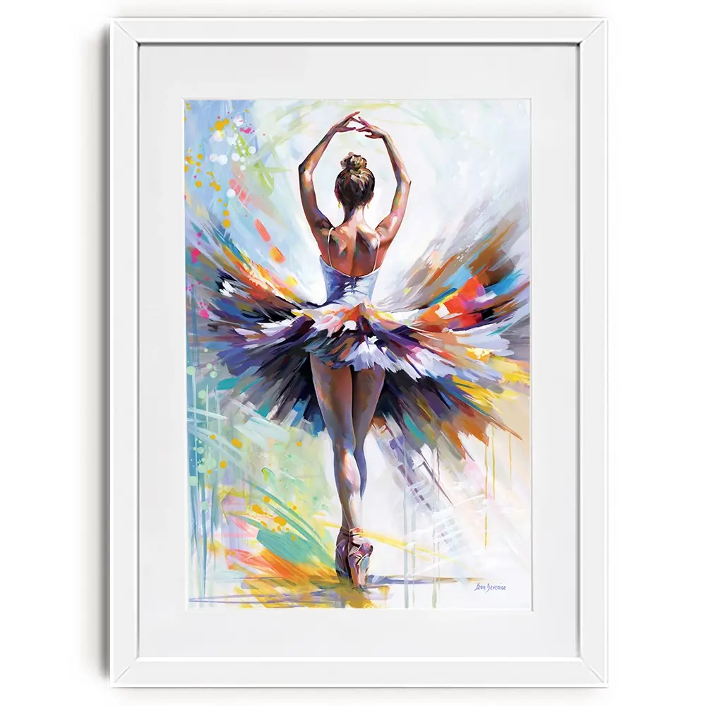 Ballerinas Prelude To Passion Framed Art Print Ballerinas Prelude To Passion Framed Art Print wall art product Leon Devenice