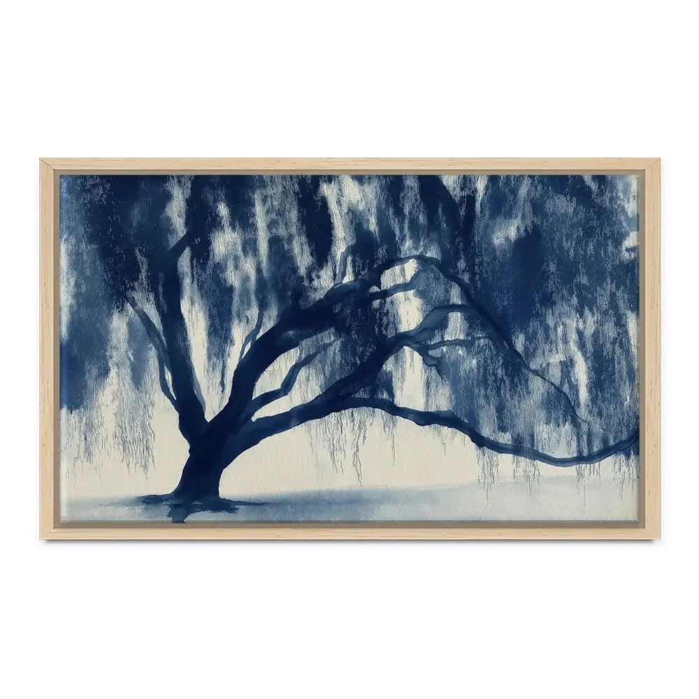 Banyan Tree Canopy Silhouette Canvas Print Banyan Tree Canopy Silhouette Canvas Print wall art product Chromatic Storm Studio