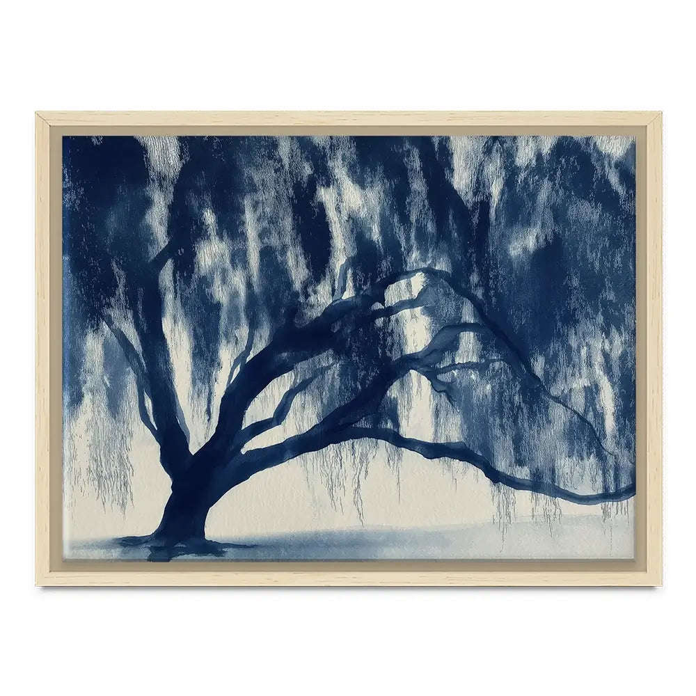 Banyan Tree Canopy Silhouette Canvas Print Banyan Tree Canopy Silhouette Canvas Print wall art product Chromatic Storm Studio