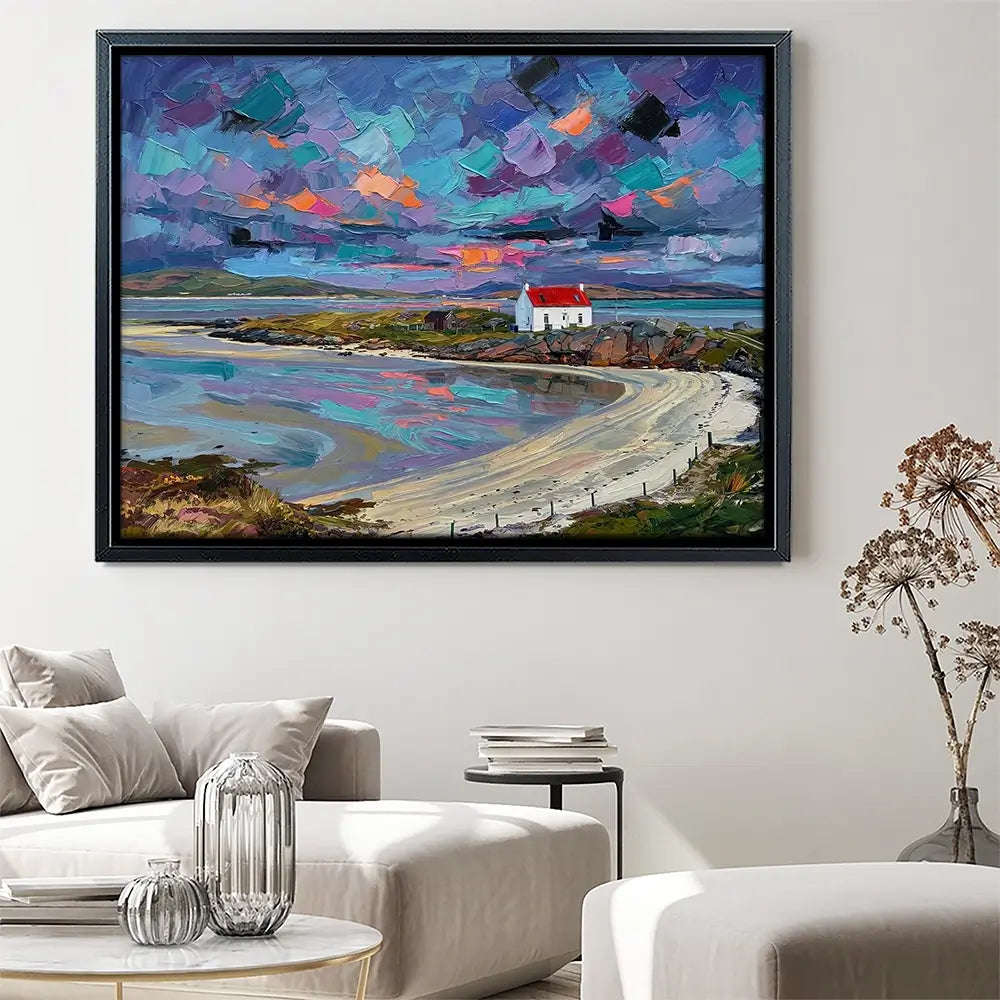 Barra Beach House Canvas Print Barra Beach House Canvas Print wall art product David Alexander Elder
