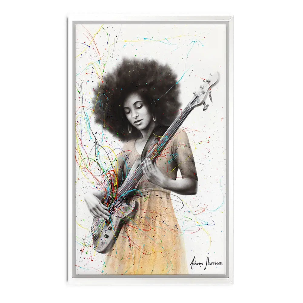 Bass Funk Canvas Print Bass Funk Canvas Print wall art product Ashvin Harrison