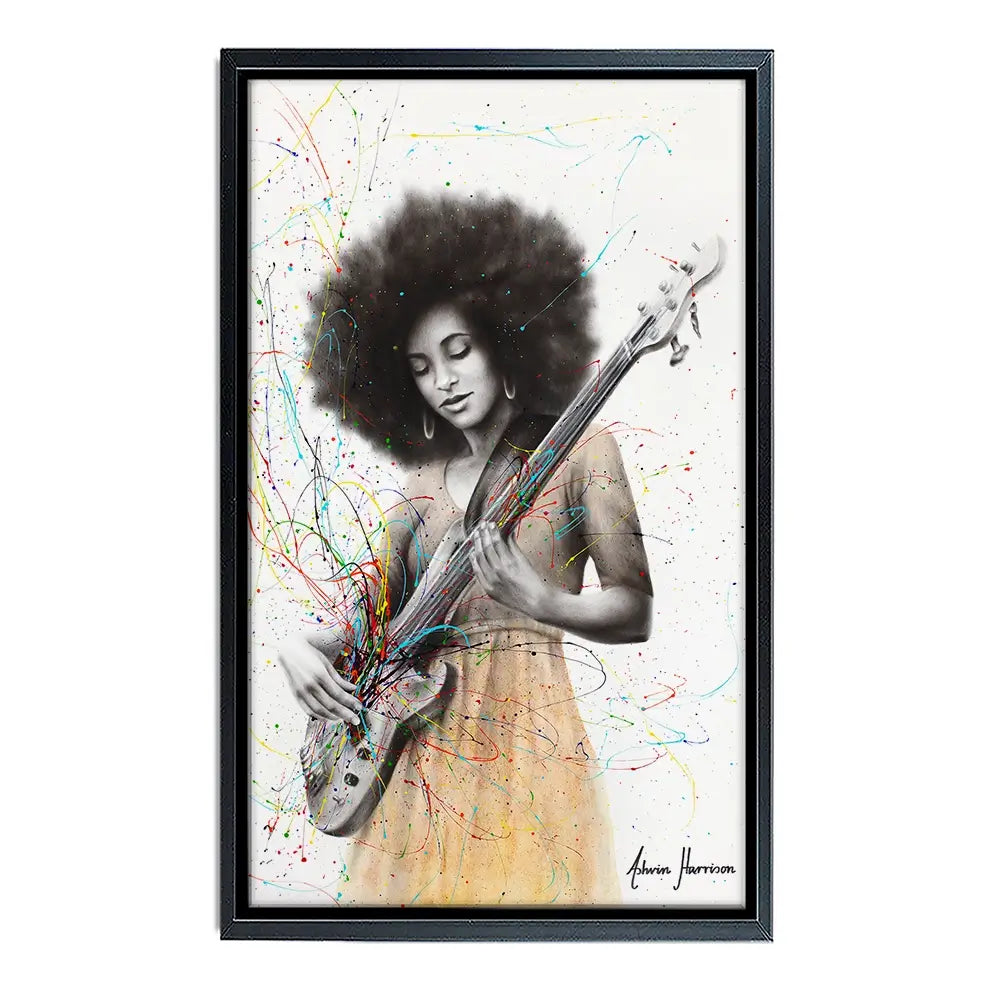 Bass Funk Canvas Print Bass Funk Canvas Print wall art product Ashvin Harrison