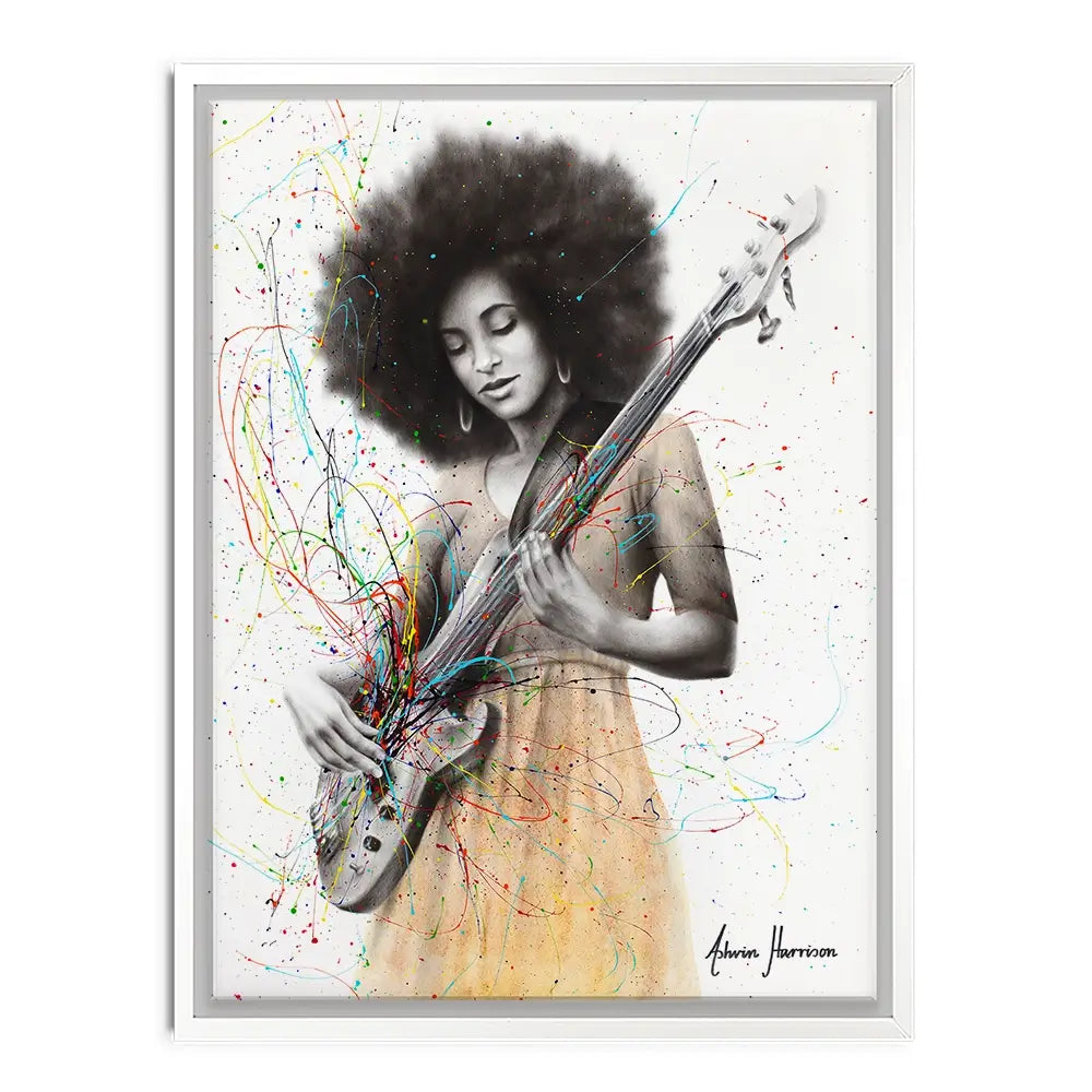 Bass Funk Canvas Print Bass Funk Canvas Print wall art product Ashvin Harrison