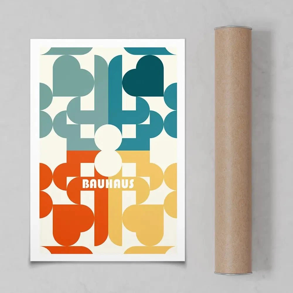 Bauhaus 16 Art Print Bauhaus 16 Art Print wall art product Art Print Shop