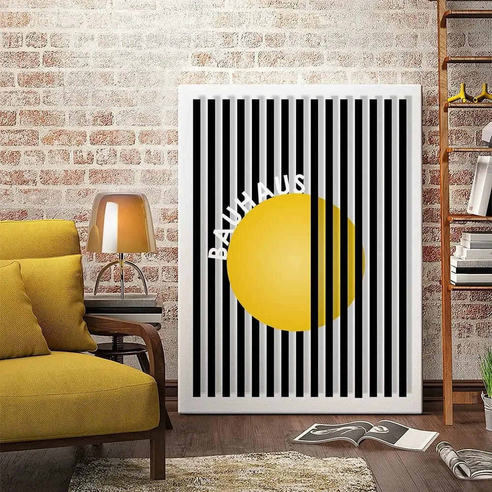 Bauhaus 2 Canvas Print Bauhaus 2 Canvas Print wall art product Art Print Shop