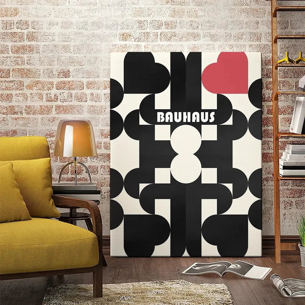 Bauhaus 3 Canvas Print Bauhaus 3 Canvas Print wall art product Art Print Shop