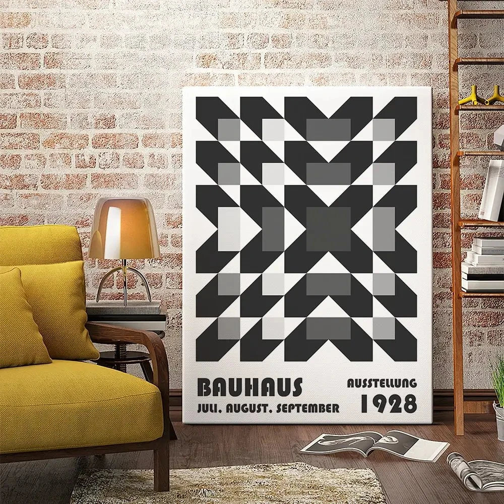 Bauhaus 50 Canvas Print Bauhaus 50 Canvas Print wall art product Art Print Shop