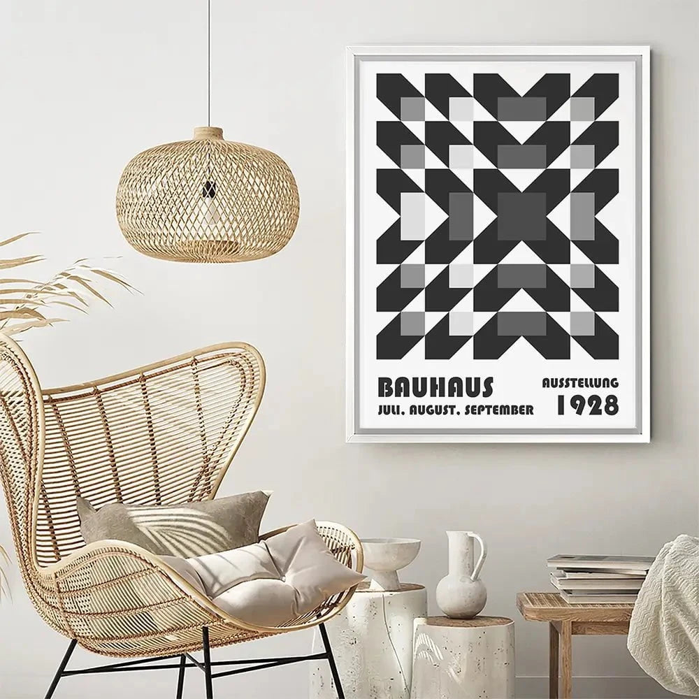 Bauhaus 50 Canvas Print Bauhaus 50 Canvas Print wall art product Art Print Shop