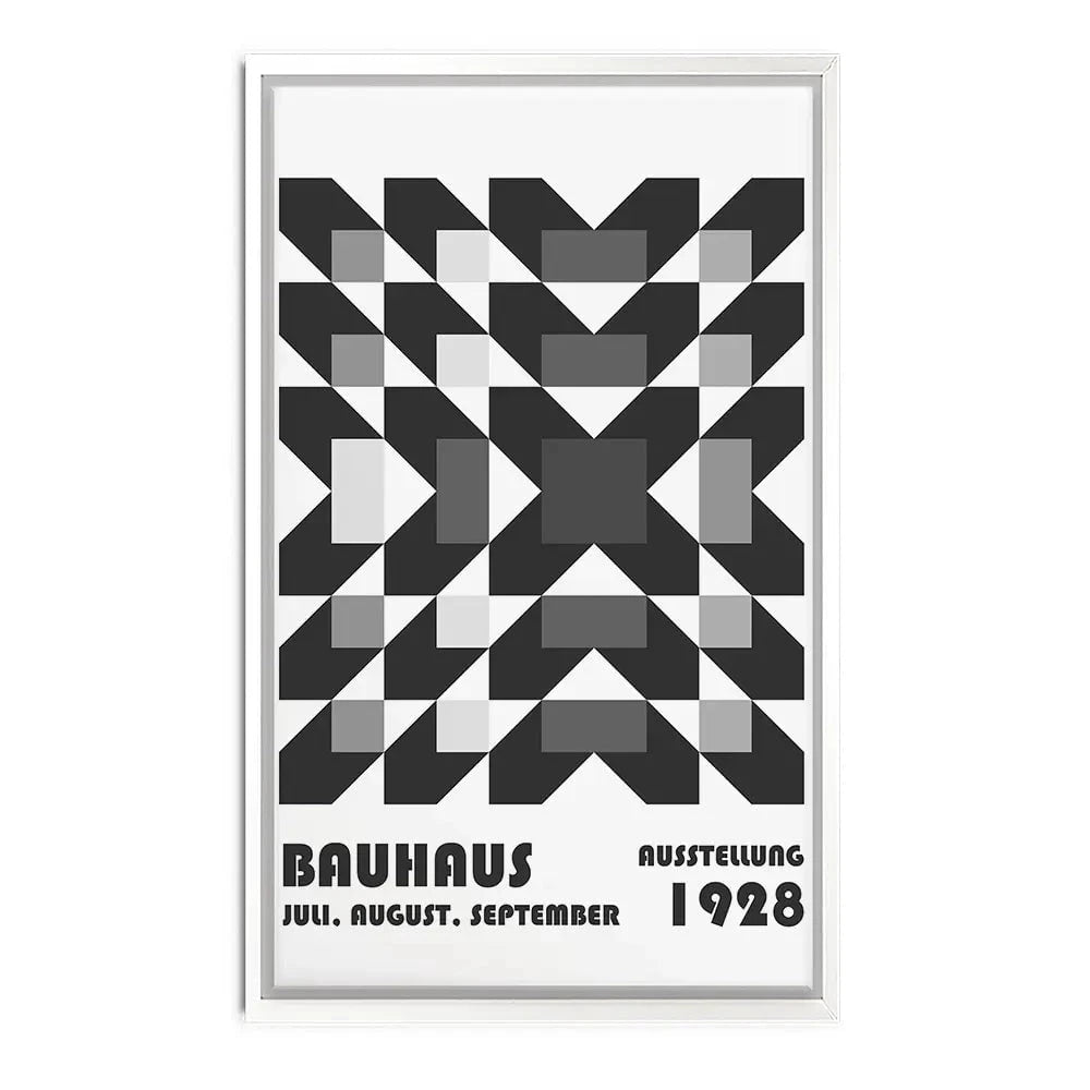 Bauhaus 50 Canvas Print Bauhaus 50 Canvas Print wall art product Art Print Shop