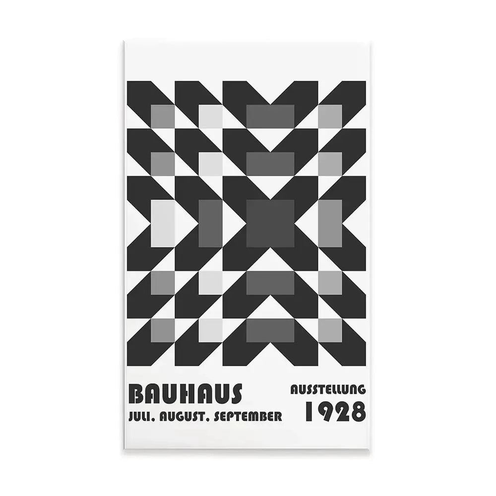 Bauhaus 50 Canvas Print Bauhaus 50 Canvas Print wall art product Art Print Shop