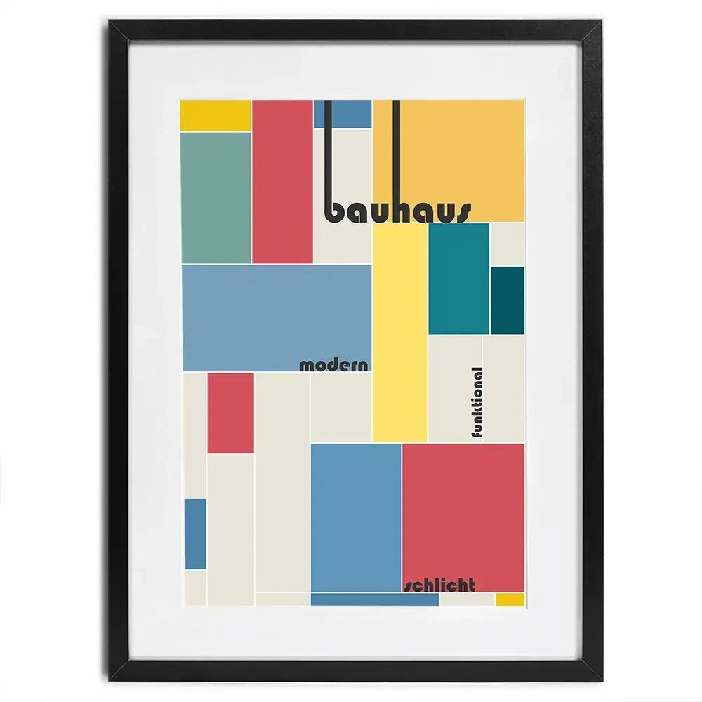 Bauhaus 6 Framed Art Print Bauhaus 6 Framed Art Print wall art product Art Print Shop