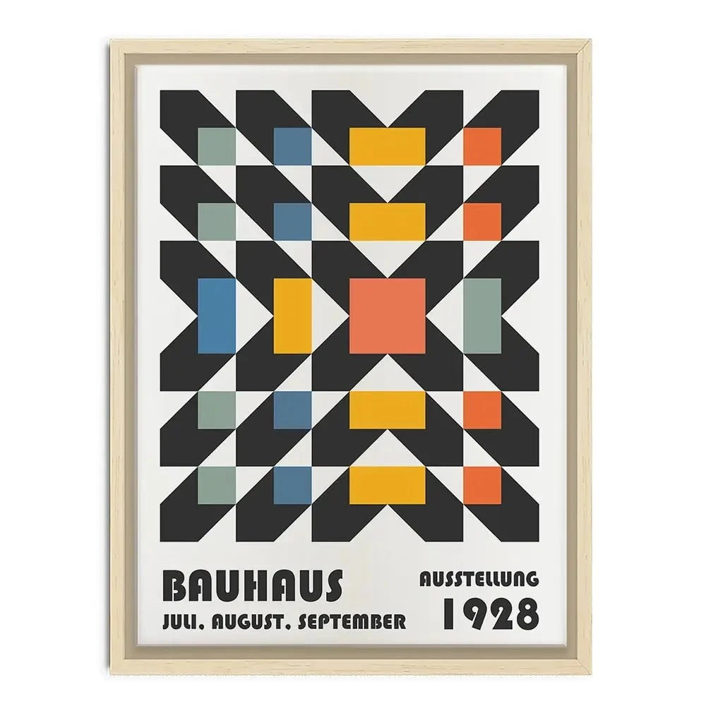Bauhaus 9 Canvas Print Bauhaus 9 Canvas Print wall art product Art Print Shop