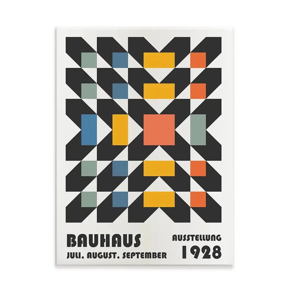 Bauhaus 9 Canvas Print Bauhaus 9 Canvas Print wall art product Art Print Shop
