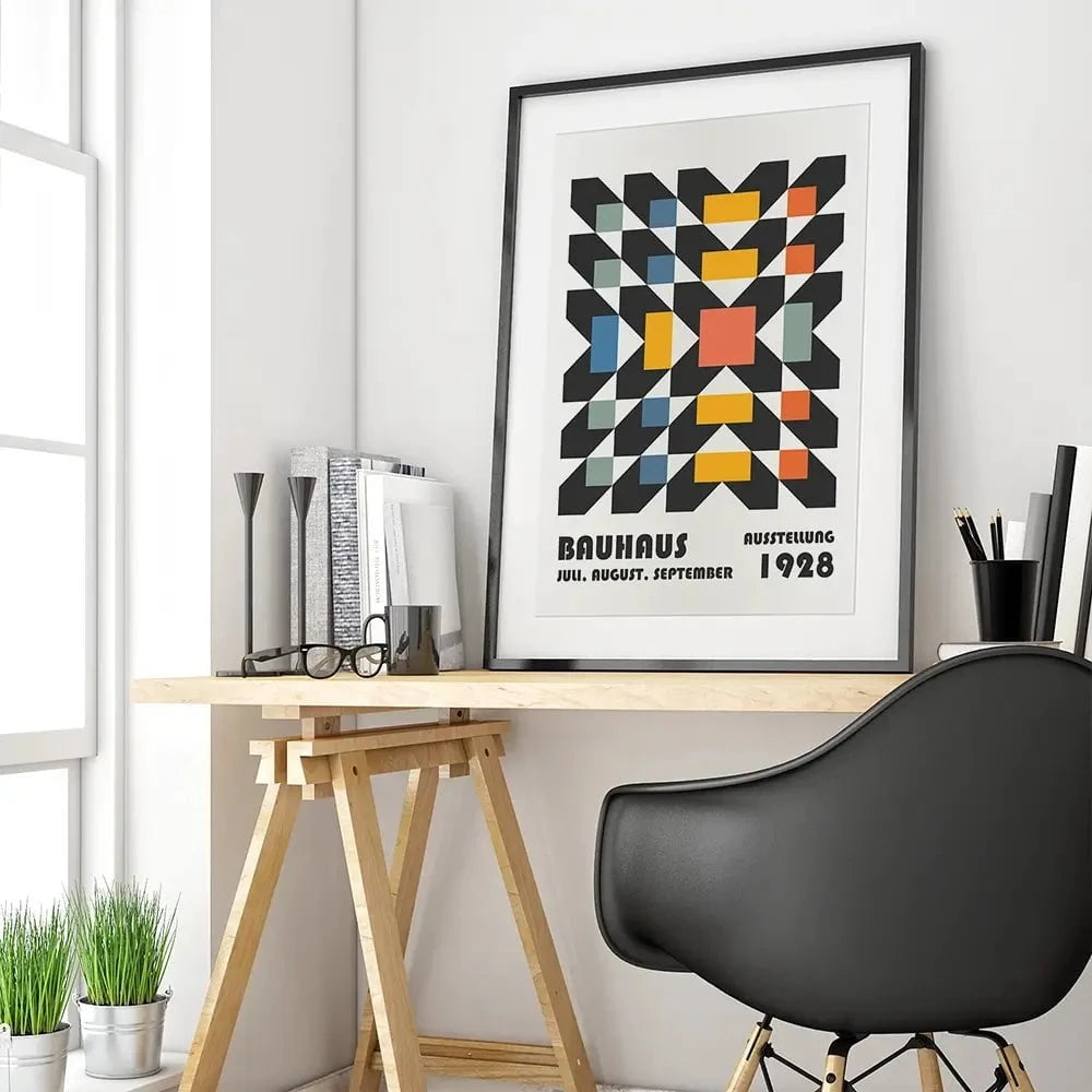 Bauhaus 9 Framed Art Print Bauhaus 9 Framed Art Print wall art product Art Print Shop