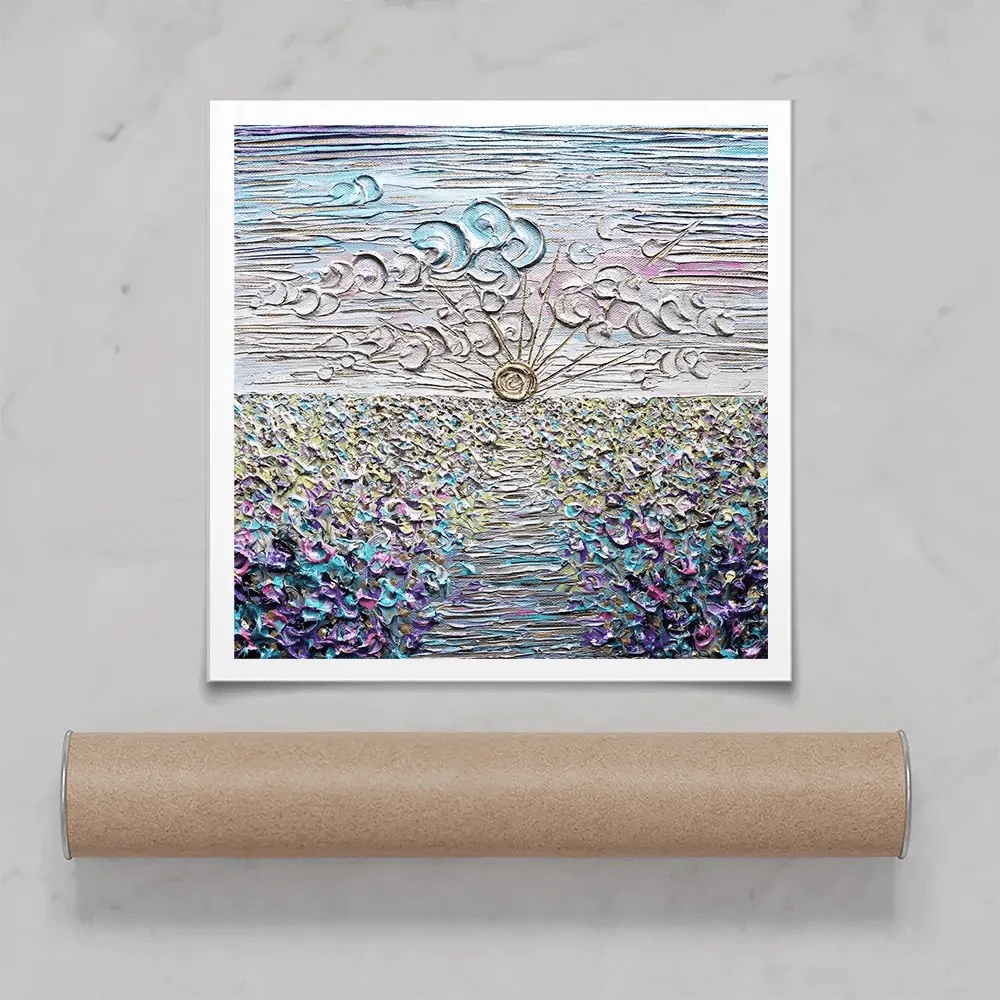 Be The Sunshine Square Art Print Be The Sunshine Square Art Print wall art product Nada Khatib