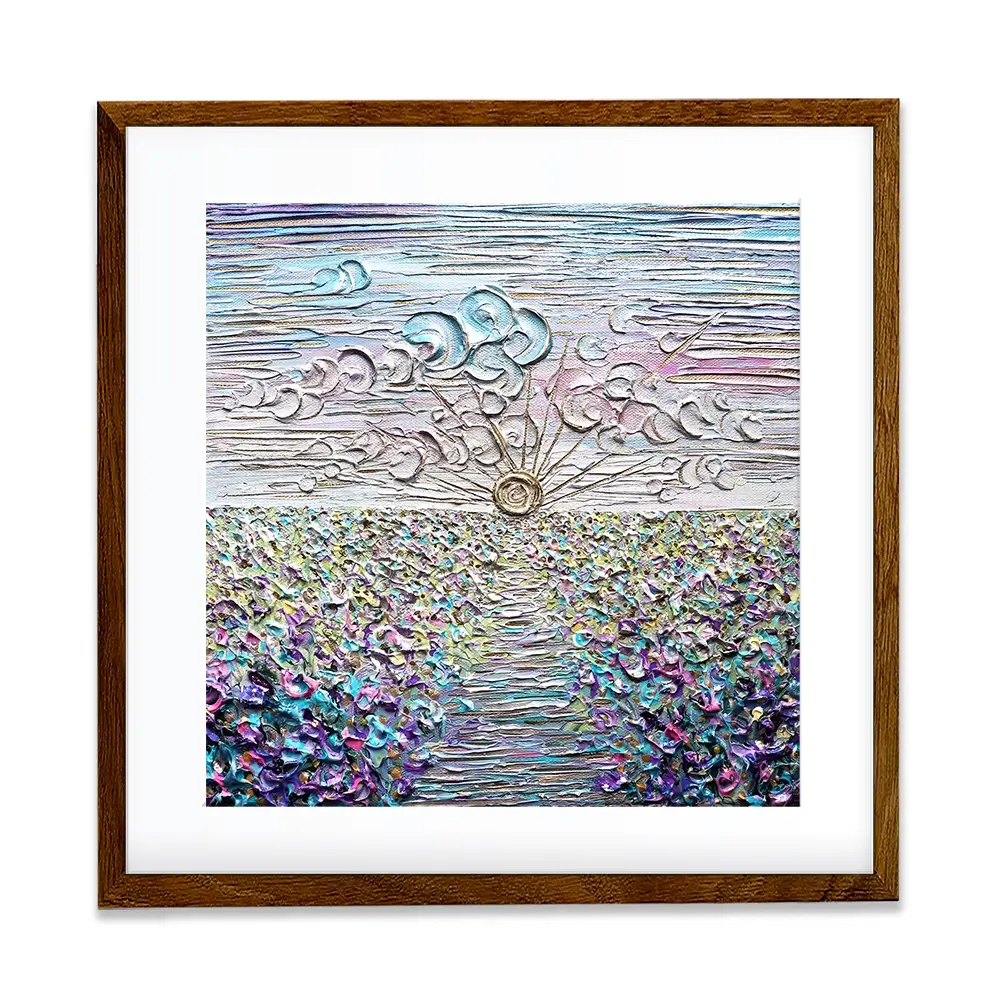 Be The Sunshine Square Framed Art Print Be The Sunshine Square Framed Art Print wall art product Nada Khatib