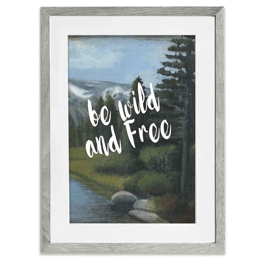 Be Wild And Free Framed Art Print Be Wild And Free Framed Art Print wall art product Naomi McCavitt