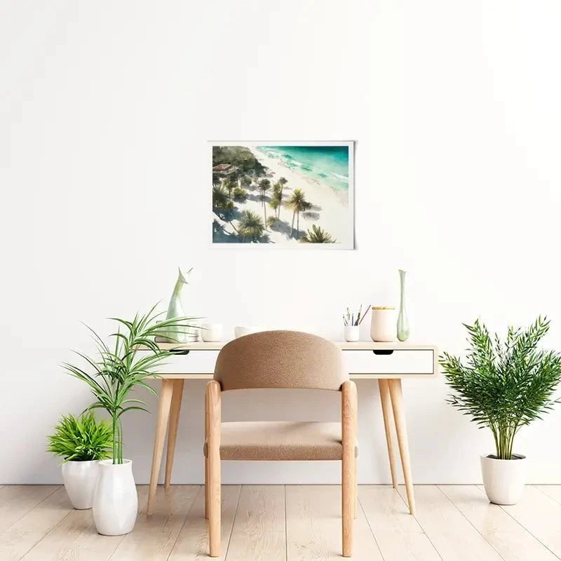 Beach And Palms Art Print Beach And Palms Art Print wall art product Svetlana Aleynikova