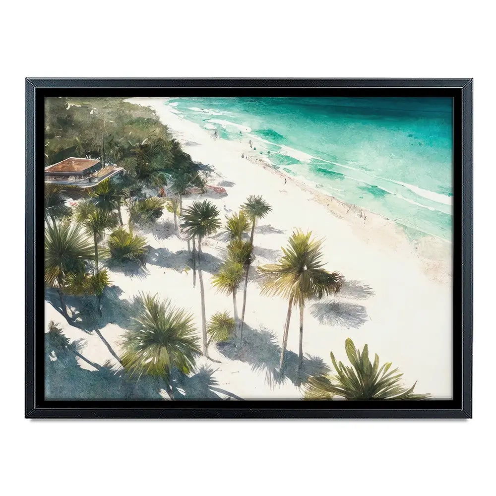 Beach And Palms Canvas Print Beach And Palms Canvas Print wall art product Svetlana Aleynikova
