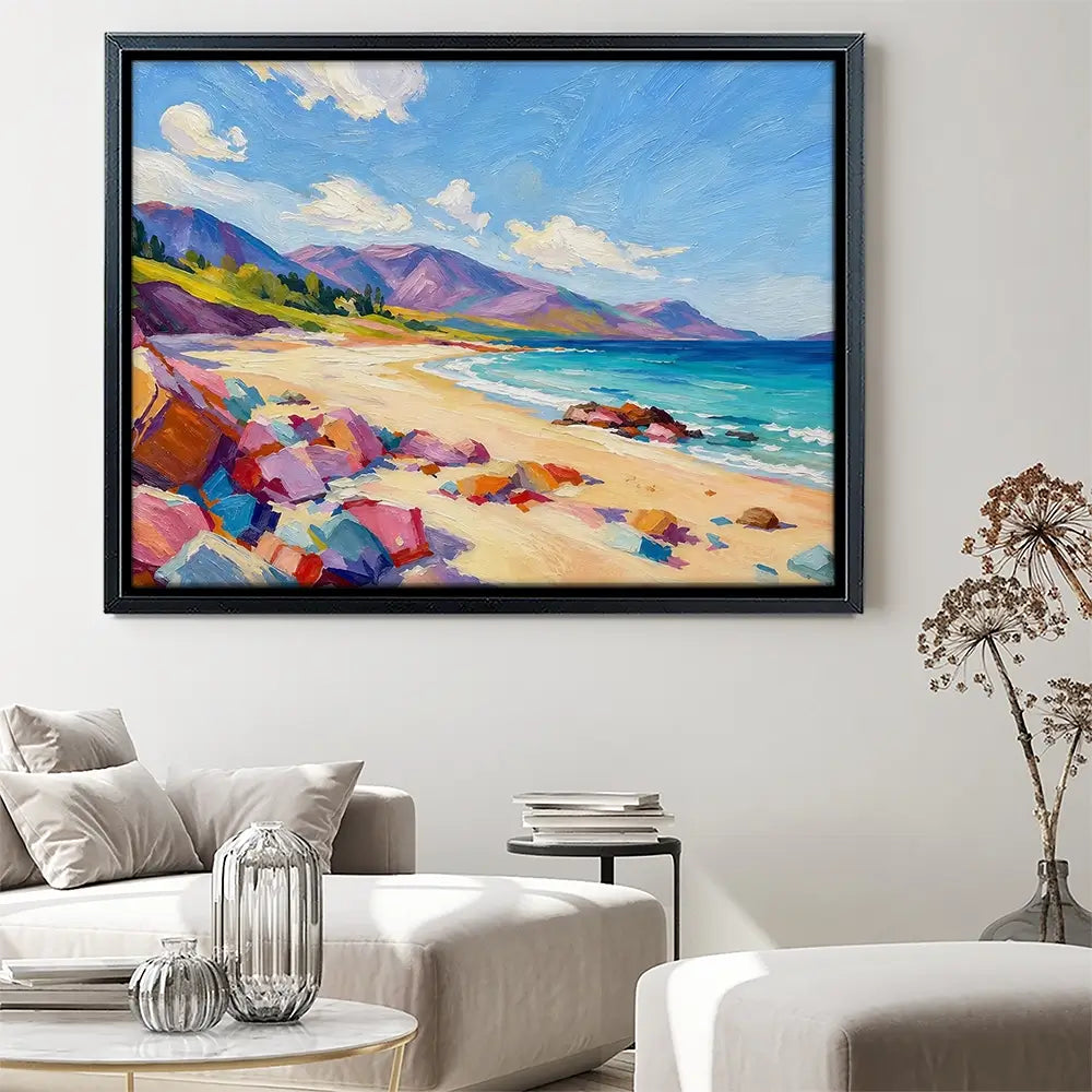 Beach Blocks Canvas Print Beach Blocks Canvas Print wall art product David Alexander Elder