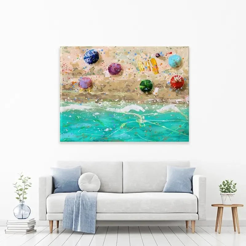 Beach Day Canvas Print Beach Day Canvas Print wall art product Studio Paint-Ing