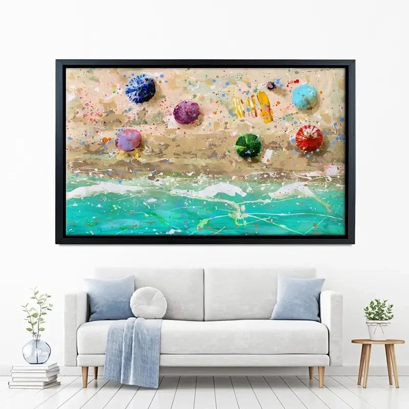 Beach Day Canvas Print Beach Day Canvas Print wall art product Studio Paint-Ing