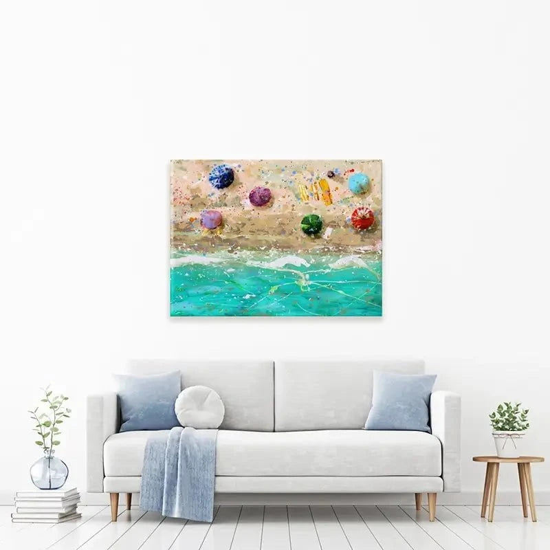 Beach Day Canvas Print Beach Day Canvas Print wall art product Studio Paint-Ing