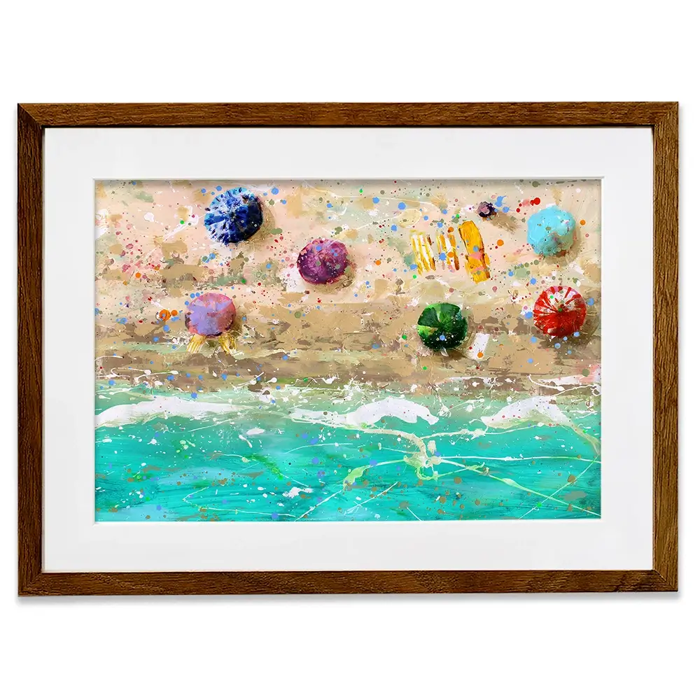 Beach Day Framed Art Print Beach Day Framed Art Print wall art product Studio Paint-Ing