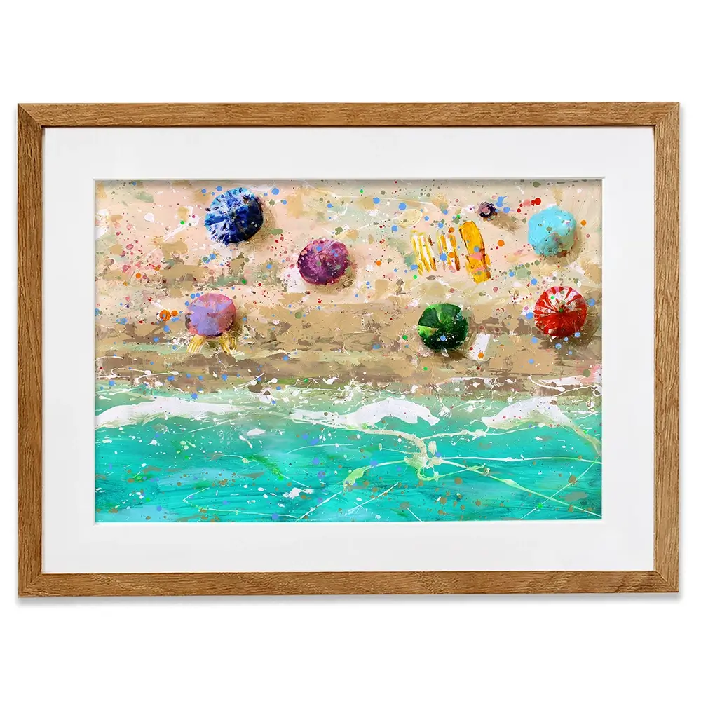 Beach Day Framed Art Print Beach Day Framed Art Print wall art product Studio Paint-Ing