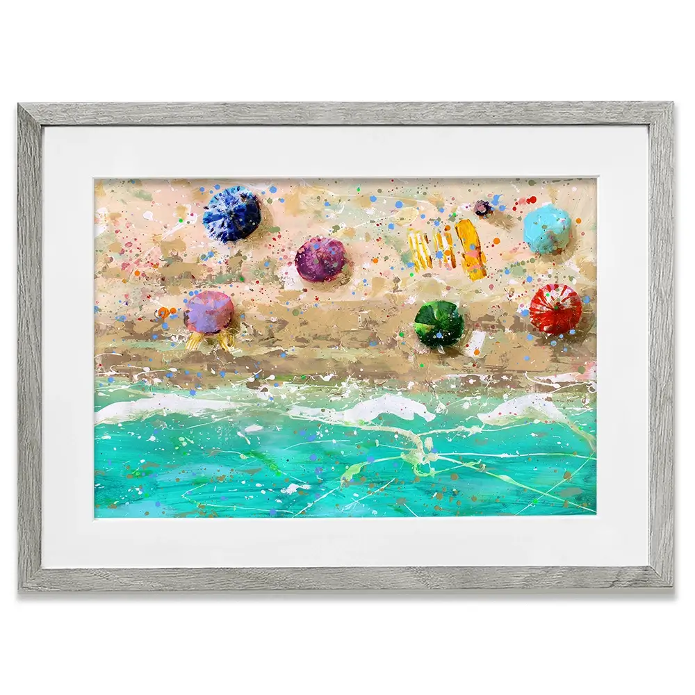 Beach Day Framed Art Print Beach Day Framed Art Print wall art product Studio Paint-Ing