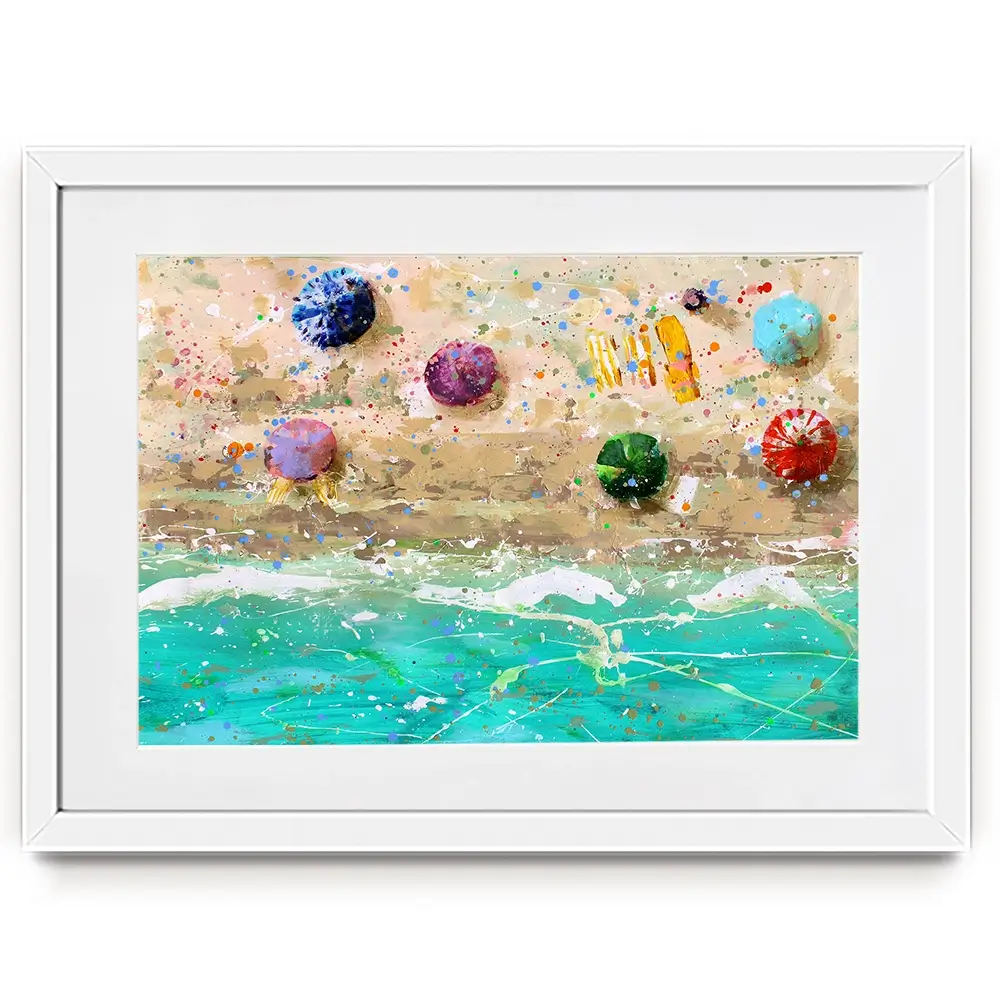 Beach Day Framed Art Print Beach Day Framed Art Print wall art product Studio Paint-Ing