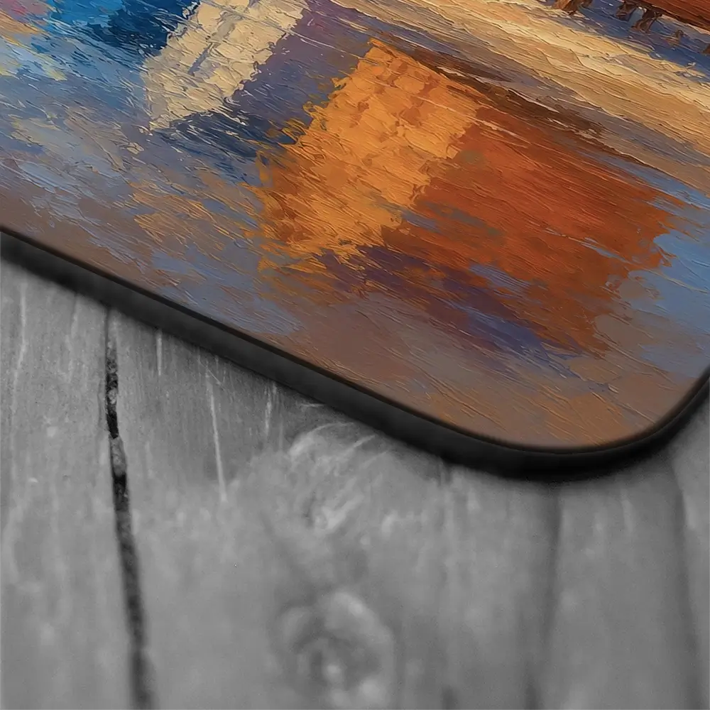 Beach Hut Love Coaster Set Beach Hut Love Coaster Set wall art product David Alexander Elder
