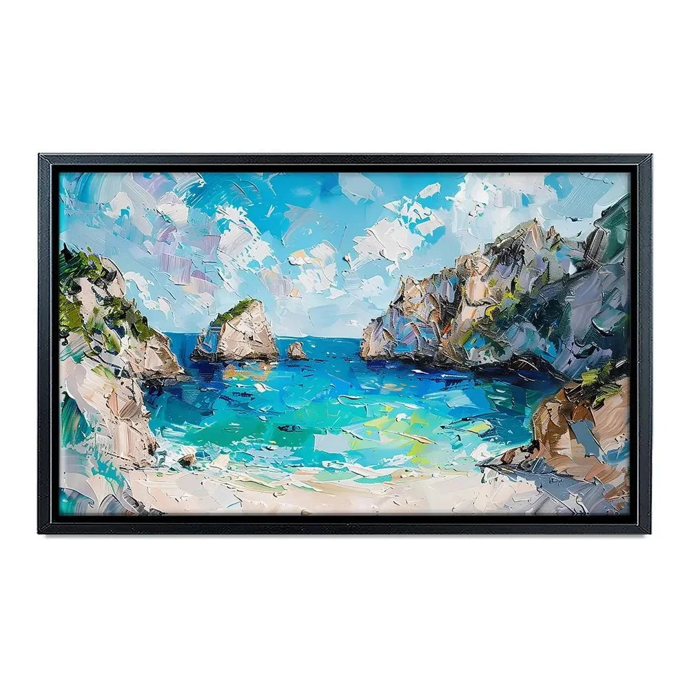 Beach Painting Canvas Print Beach Painting Canvas Print wall art product Elena Avanesova