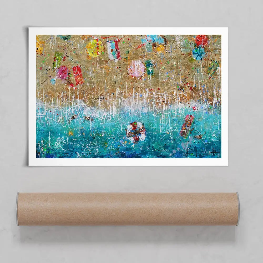 Beach Reflection Art Print Beach Reflection Art Print wall art product Studio Paint-Ing
