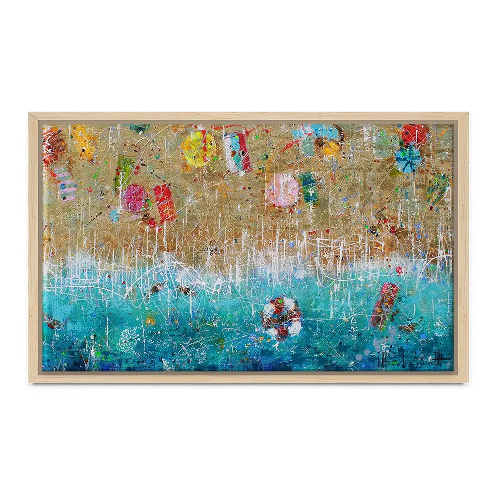 Beach Reflection Canvas Print Beach Reflection Canvas Print wall art product Studio Paint-Ing