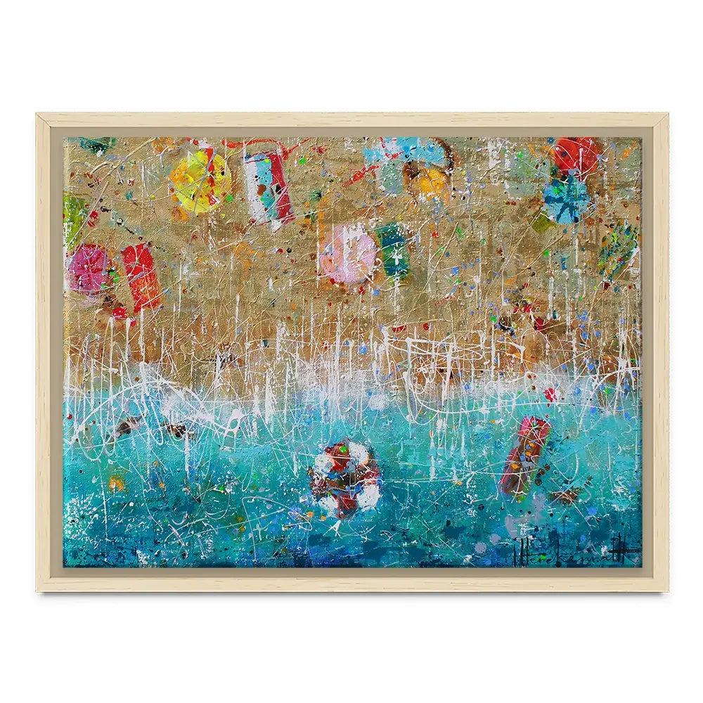 Beach Reflection Canvas Print Beach Reflection Canvas Print wall art product Studio Paint-Ing