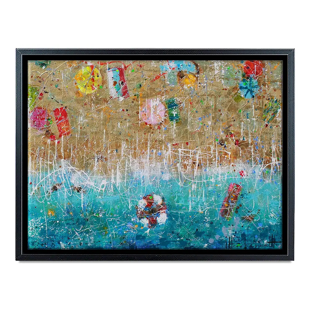 Beach Reflection Canvas Print Beach Reflection Canvas Print wall art product Studio Paint-Ing