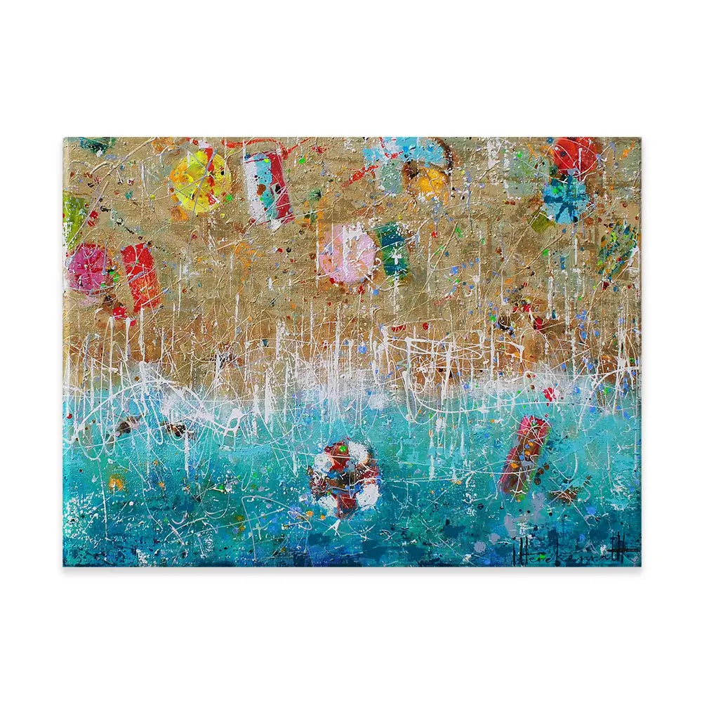Beach Reflection Canvas Print Beach Reflection Canvas Print wall art product Studio Paint-Ing