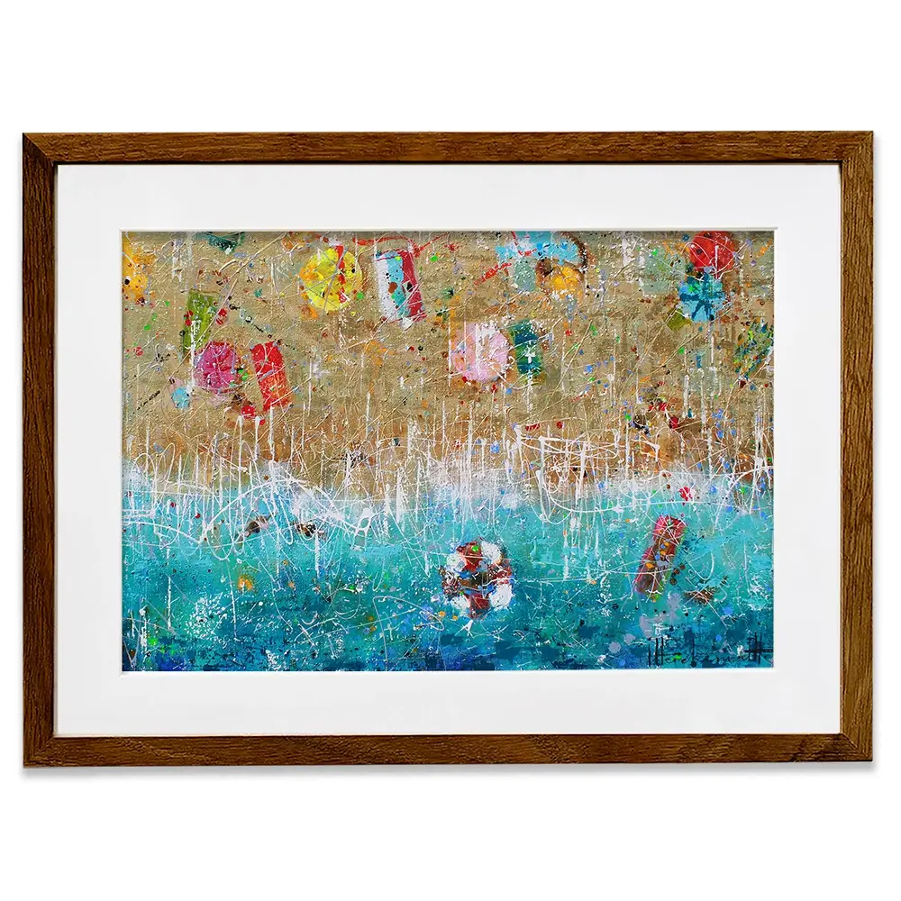 Beach Reflection Framed Art Print Beach Reflection Framed Art Print wall art product Studio Paint-Ing