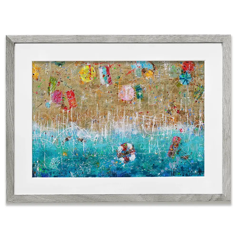 Beach Reflection Framed Art Print Beach Reflection Framed Art Print wall art product Studio Paint-Ing