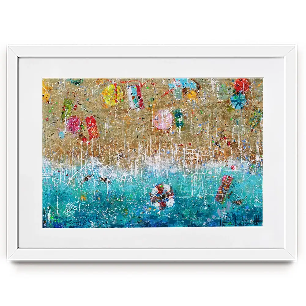 Beach Reflection Framed Art Print Beach Reflection Framed Art Print wall art product Studio Paint-Ing