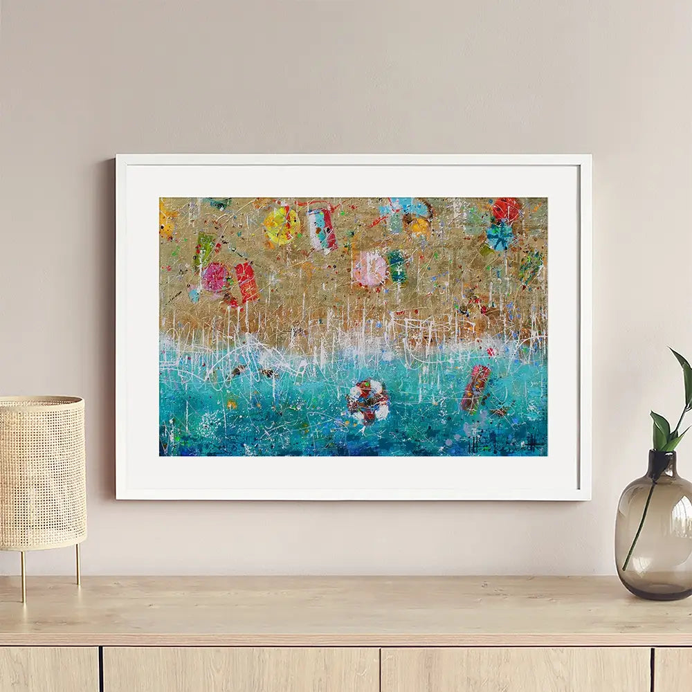 Beach Reflection Framed Art Print Beach Reflection Framed Art Print wall art product Studio Paint-Ing